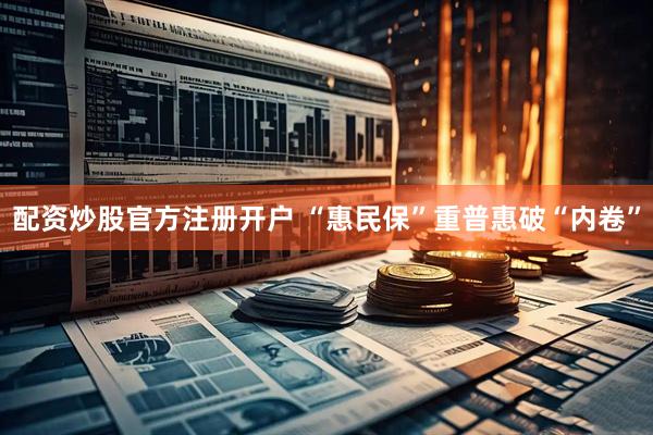 配资炒股官方注册开户 “惠民保”重普惠破“内卷”
